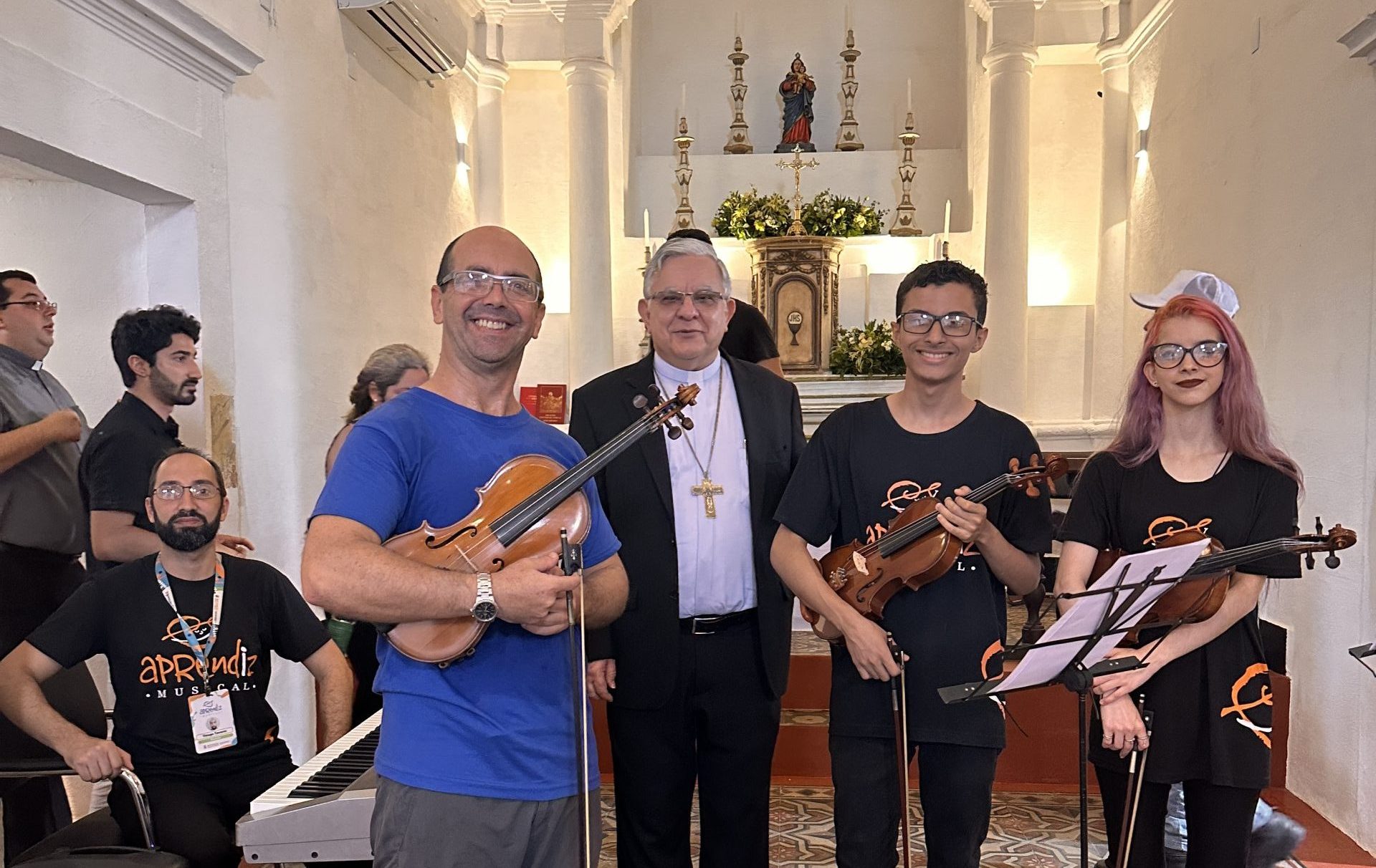 Participação do Aprendiz Musical na abertura da Ilha de Boa Viagem