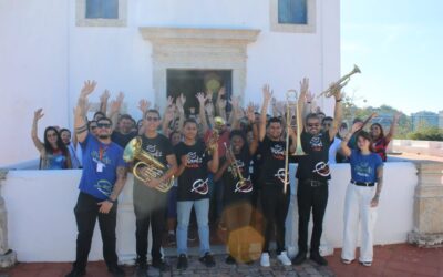 Quinteto de Metais do Aprendiz Musical se apresenta na Ilha da Boa Viagem