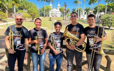 Quinteto de Metais do Aprendiz Musical participa do 19º Festival do Vale do Café, em Vassouras