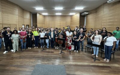 Gestores do Aprendiz Musical visitam projetos de Educação Musical em Barra Mansa e Volta Redonda