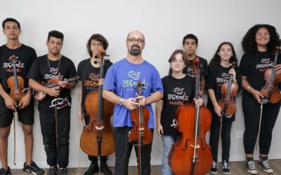 Ilha da Boa Viagem terá apresentação gratuita do Octeto da Camerata de Cordas Aprendiz Musical neste domingo (27)