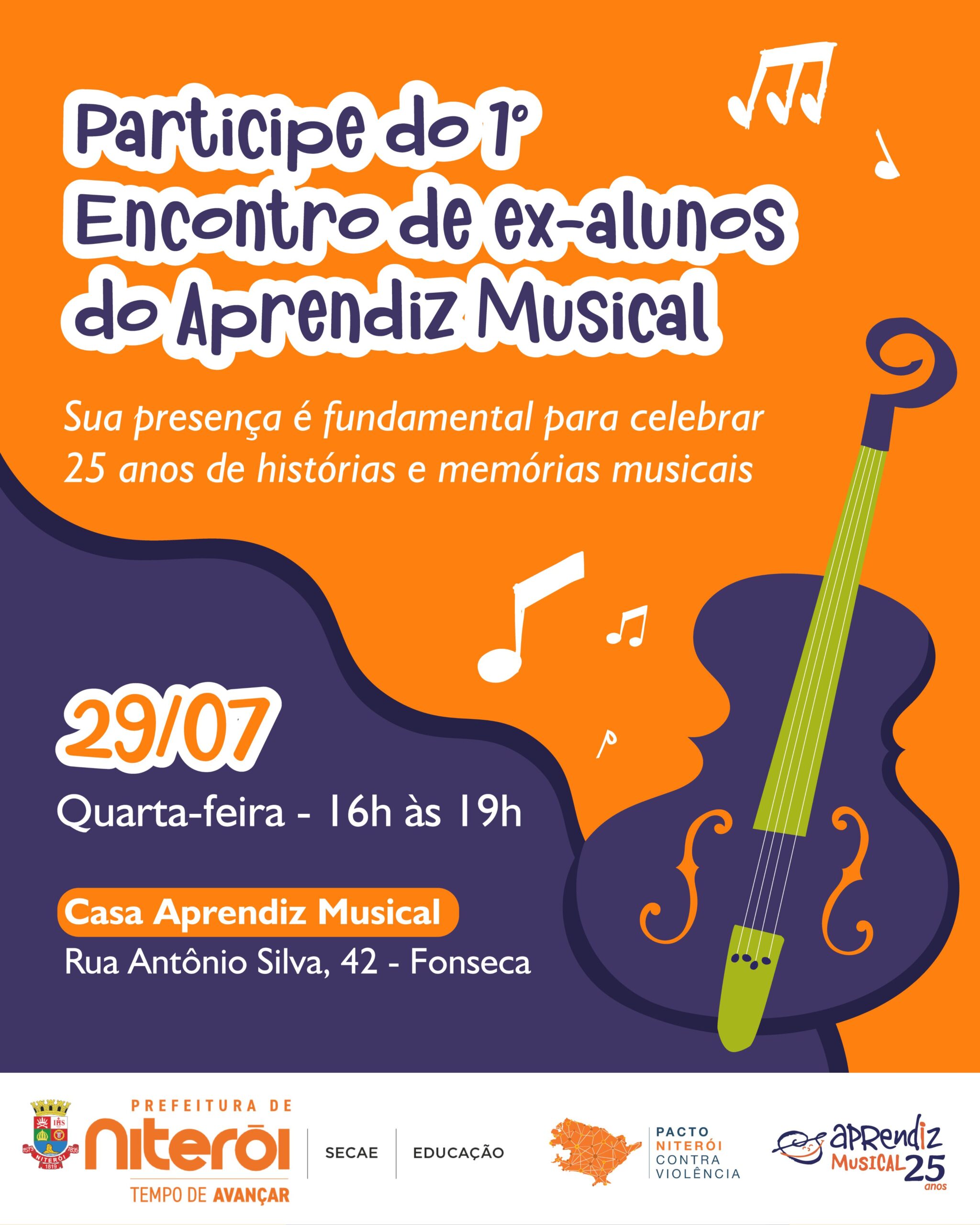 Aprendiz Musical promove reencontro de ex-alunos em celebração aos 25 anos do Programa