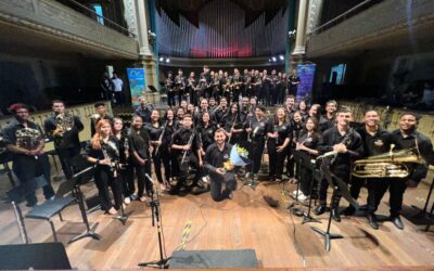Alunos do Aprendiz Musical participam de conferência internacional de bandas de sopros no Rio